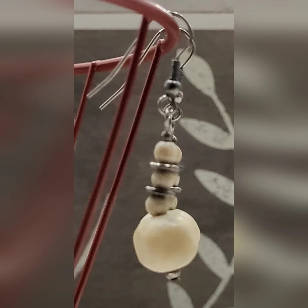 Bohemian style dangle/drop earrings - Picture 6 of 11